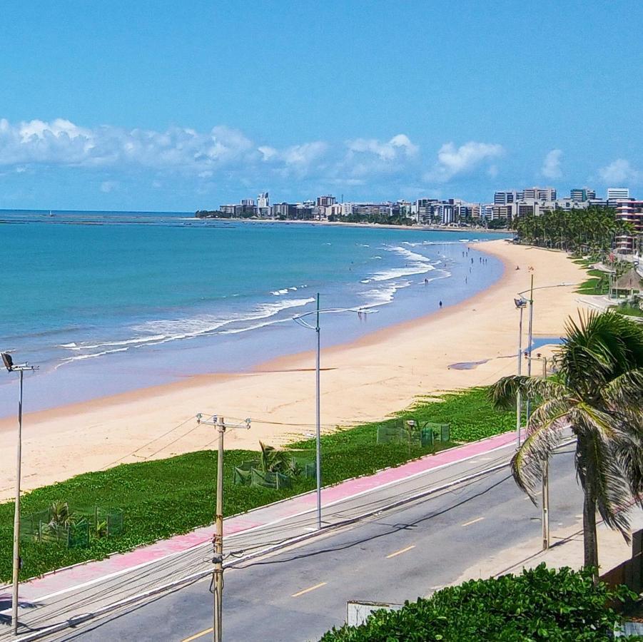 Flat Em Hotel De Luxo Beira Mar Da Grife Ritz Suites Com Vista Ampla Para Todo O Mar Da Cruz Das Almas, Jatiuca E Ponta Verde, Com Toda Estrutura De Um Hotel Lindo E Arrojado, Academia, Piscina E Muito Mais, Venha Viver Essa Experiencia Incrivel! Maceio Dış mekan fotoğraf